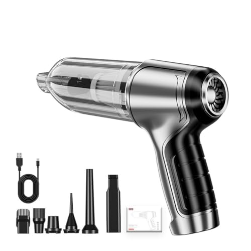 Vacuum Cleaner, Cordless Vacuum As Seen On TV, Compressed Air Capsule Electric Air Duster & Vacuum, Compact Vacuum, Ultra-Powerful, Strong Suction Handheld Rechargeable (Basic)