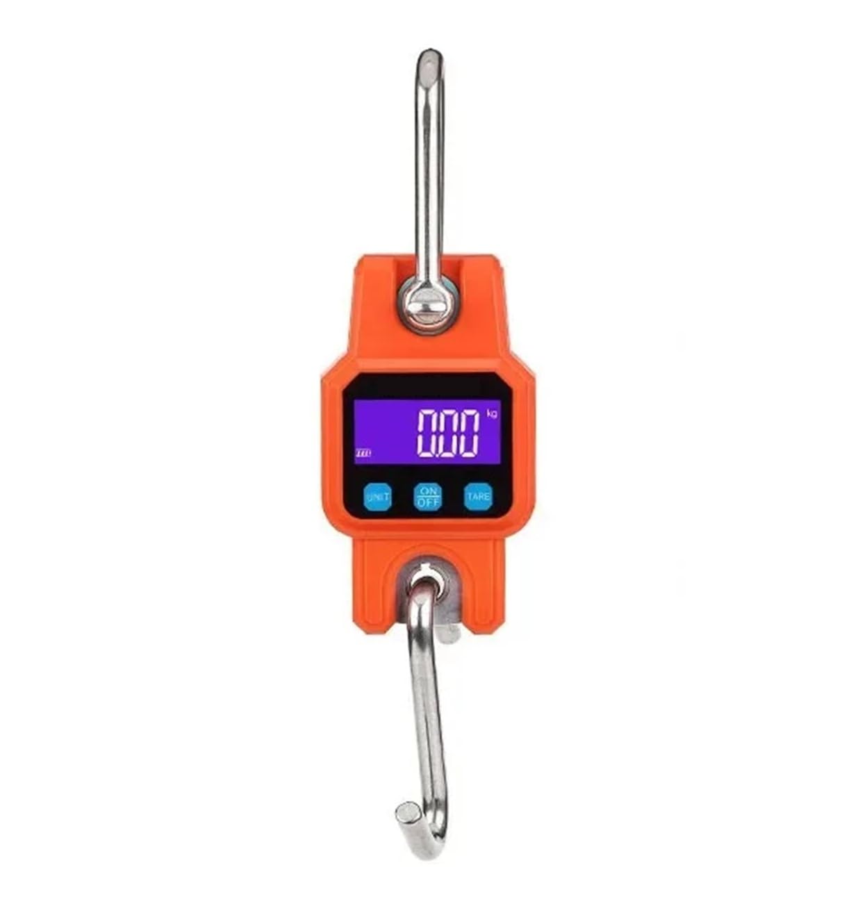 Digital Crane Scale, Crane Scale Heavy Duty Hanging Weighting Hook Steelyard Electronic Digital Industrial Crane Scale(Oranje)