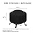 Easy-Going Outdoor Fire Pit Cover Round 32" Dx16 H, Durable Outdoor Gas Firepit Cover, Waterproof and Weatherproof Cover for Fire Pit, Black