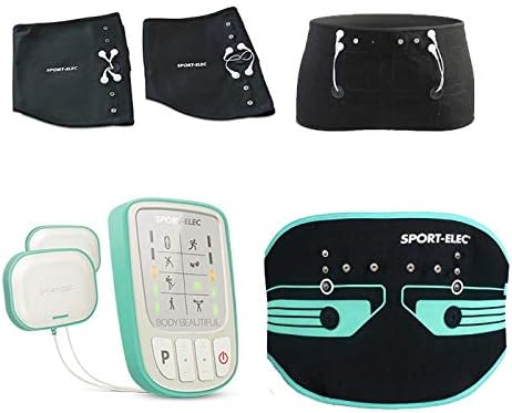 Sport-Elec Unisex Maxibelt 2 Body Beautiful Electrostimulator, Green Black, One Size EU