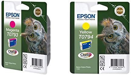 Epson Owl T0793 Ink Cartridge, Magenta, Genuine