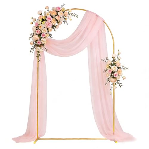 JOYAIRE 7.2 FT Gold Arch Backdrop Stand Wedding/Baby Shower/Birthday Party