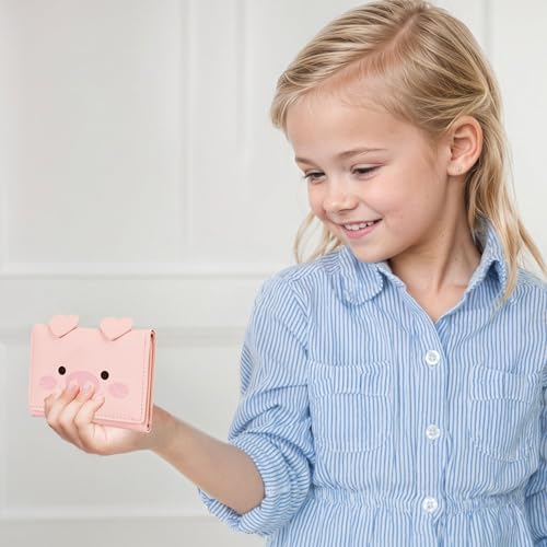 CONISY Cute Wallets for Women, Leather RFID Blocking Small Trifold Wallet with ID Window for Girls and Ladies Womens Wallet3