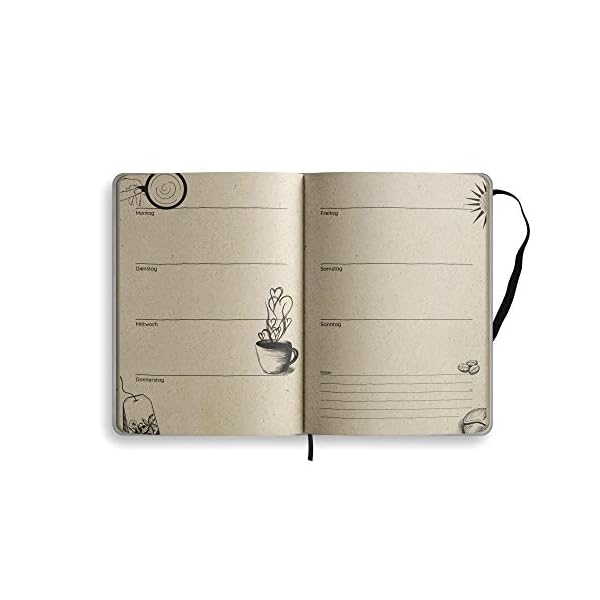 Nachhaltiger Kalender A5 aus Graspapier, Samaya, Natur, V-Label zertifiziert, Made in Germany (Endangered 2021 (DE/EN)) – Bild 5