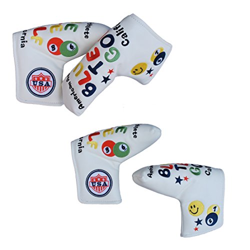 BLUE TEE GOLF California �yPutter Cover�z �u���[�h�^ �p�^�[�J�o�[ �X�}�C�����s���{�[�� �z���C�g