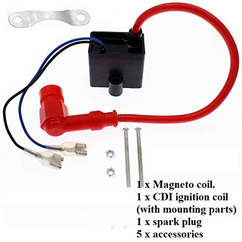 CDI Ignition Coil & Magneto For 2-Stroke 49cc/66cc/80cc Motorized Bicycle Engines