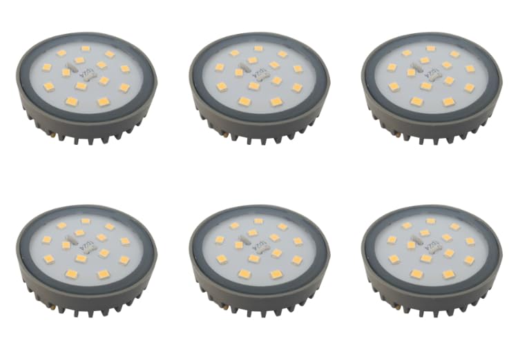 tp24 8620 G40 SMD 3.5W Round Clear 3000K Warm White *6 Pack Bundle*