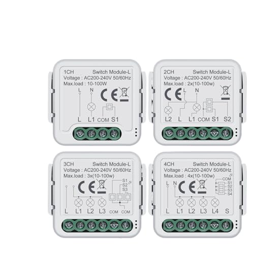 Module eclairage intelligent 3 gang pour interrupteur va et vient sans neutre