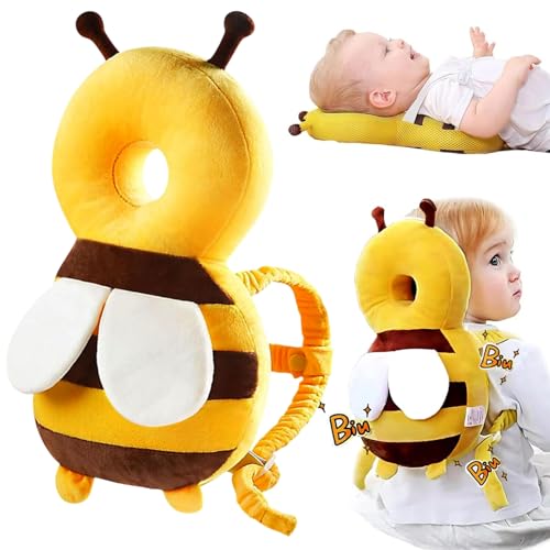 AMERTEER Baby Anti Falling Pillow | Head Protector Backpack | Adjustable Head Protection Pillow | Safety Mat for Crawling & Walking | Soft Cushion for Toddler | Infant Walking Support Pad