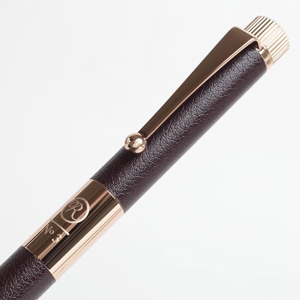 Amazon | ロメオ ROMEO No．3ESレザーボールペン 深紫 コムラサキ