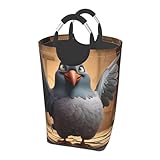 Panier à linge facile à nettoyer : pour entretenir, essuyer avec un chiffon humide ou rincer localement à l'eau froide. Ne pas laver en machine ni utiliser d'eau de Javel (évite d'endommager la structure du sac, assurant une durabilité à long terme pour un usage quotidien).