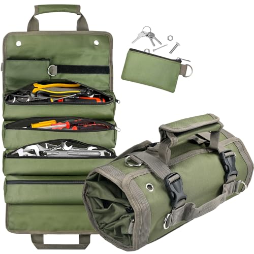 Tool Bag Organizer Roll Up: Gifts for Men Dad Christmas