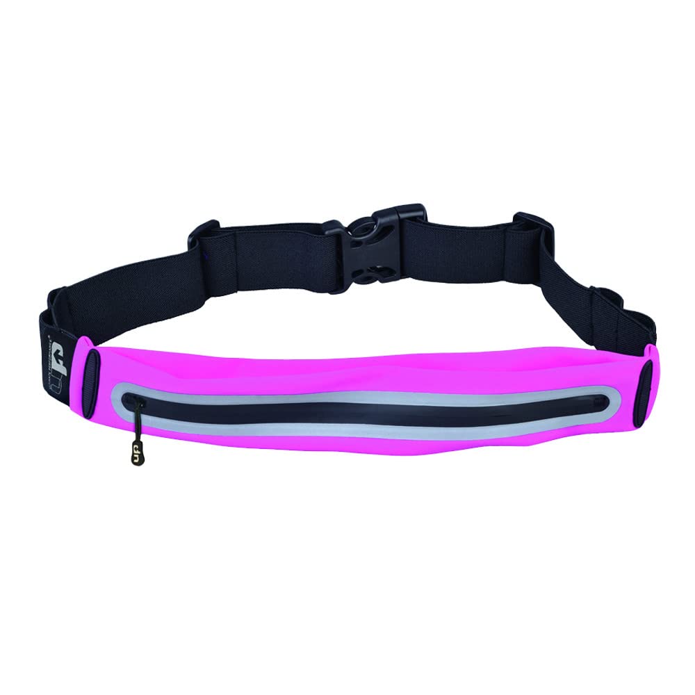 Ultimate Performance Ease Runners Expandable Waist Bag Pink/reflective from B&Q