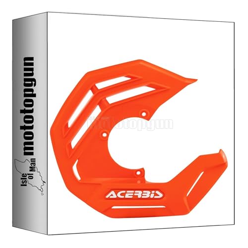 Tapa de disco de freno Acerbis X-Future naranja para moto de enduro Beta RR 390