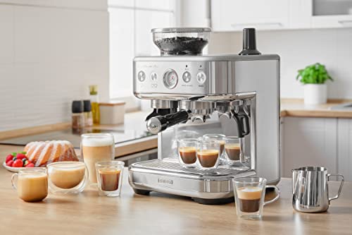Cafetera automatica con molinillo Sencor SES 6010SS de acero inoxidable y gran capacidad 8