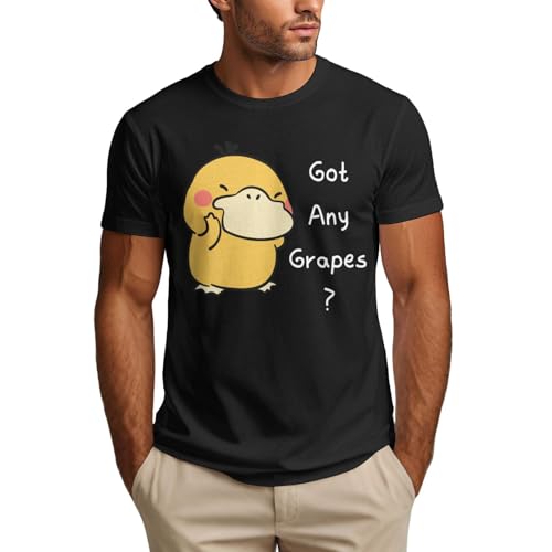 Anceky Camiseta con Meme gráfico de Pato Divertido Tengo Uvas