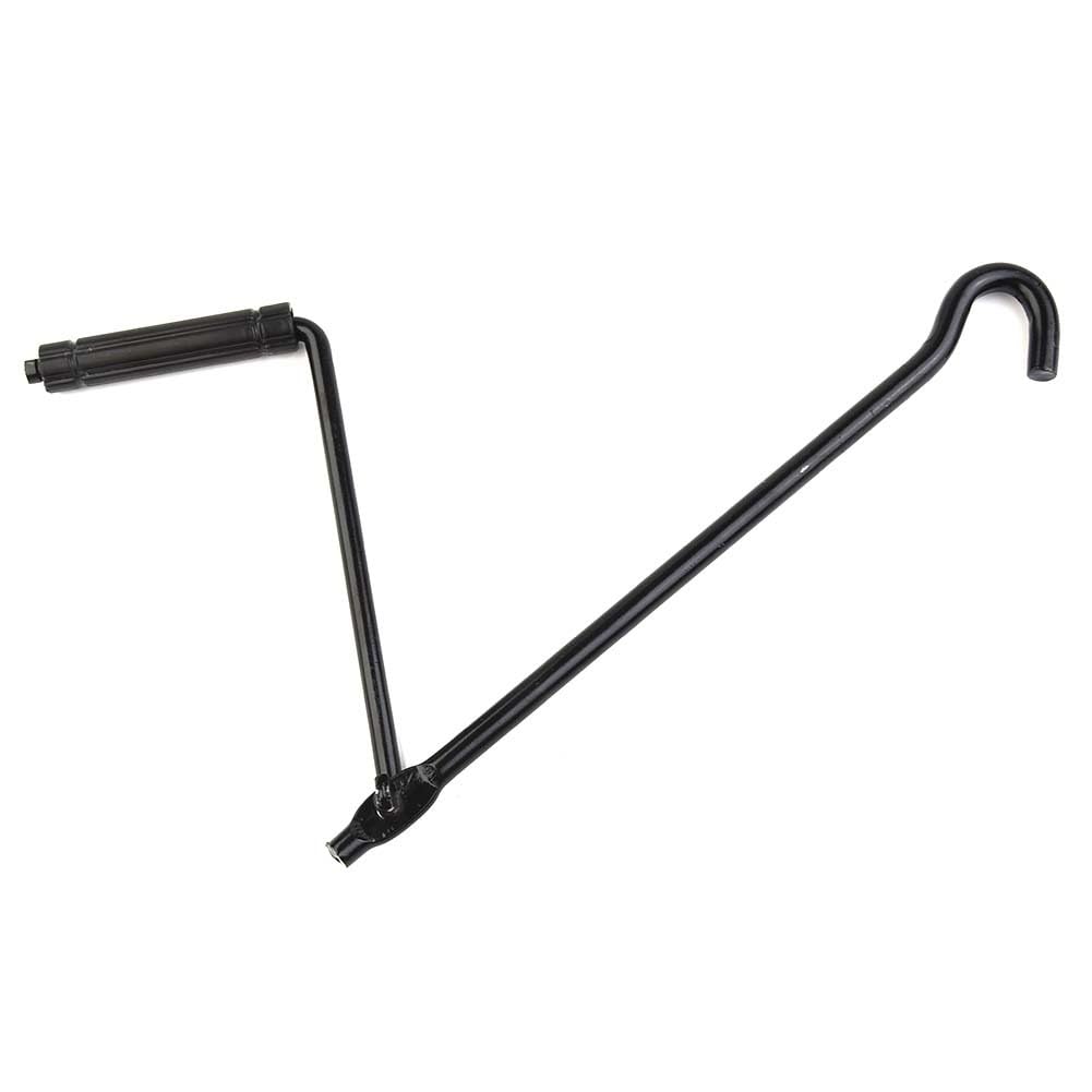 Outil de manivelle de cric de voiture en acier inoxydable pour changement de pneus et de roues, 42 cm