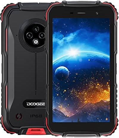 DOOGEE Rugged Smartphone [2022] S35T, 3 GB + 64 GB (espandibile a 256 GB) Android 11, batteria 4350 mAh, 13 MP + 5 MP, doppia SIM 4G IP68 Smartphone robusto impermeabile, GPS, Face ID