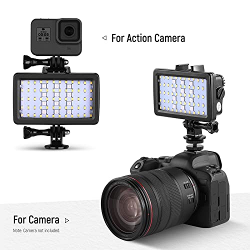 Neewer Rgb Underwater Diving Light, 131Ft/40M Ipx8 Waterproof Led Video Light 3000Mah With 8 Colors, 5500K, Cri 95+, 5000Lux/0.2M, Compatible With Gopro Light For Action Camera Hero 11 10 9 8 (Sl-20) #TOP5