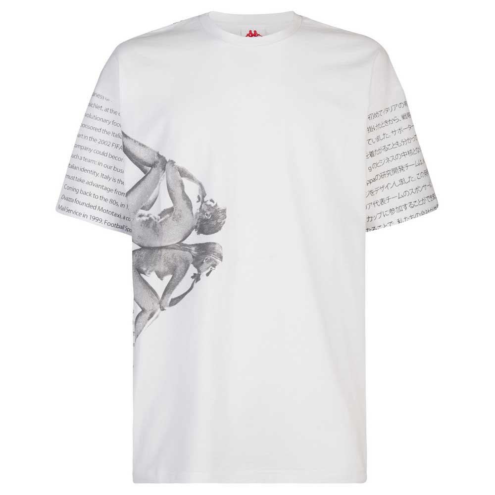 Kappa Shirt Unisex Authentic Hb Erit White