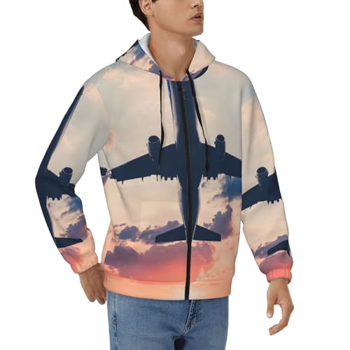 Sweat à capuche zippé pour vos journées détente en polyester