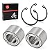 2X Front Wheel Bearings 35 * 64 * 37mm Ring Clip for Polaris Ranger 400 500 570 Sportsman 400 500 550 570 700 800 Magnum ATP 325 330 500 ACE 570 900 3514634