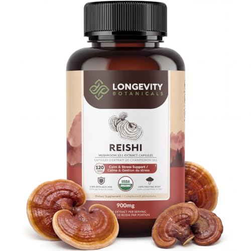 Longevity Botanicals Organic Reishi Capsules