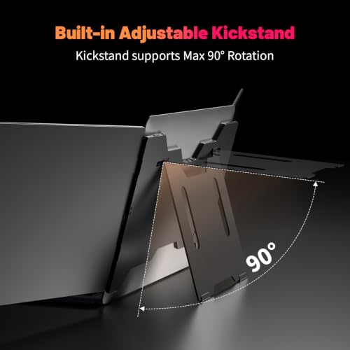 Image of 15.6 inch Laptop Screen Extender, 1080P FHD Triple Portable Monitor, One Cable USB-C Dual Portable Monitor, IPS Travel Monitor for 12 inch-17'' Laptops, MacOS /Windows(Driver Need)