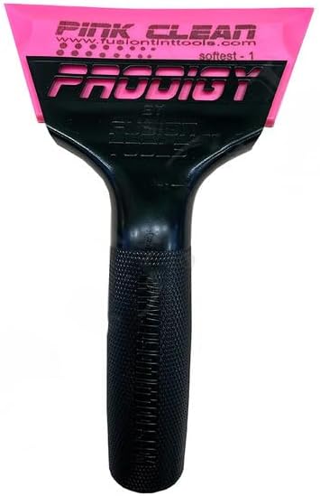 Pink Clean Squeegee Prodigy Handle - GT017 Pink, Window Tint Tools, Window Tint Installation. Window Film, Window Tinting (1)