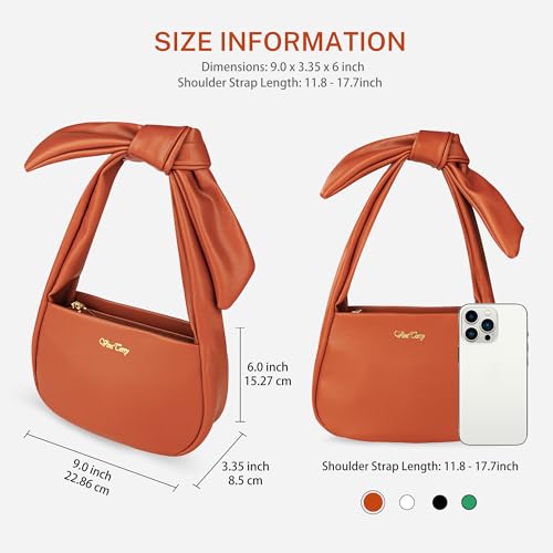 Viva Terry Hobo Hand Bag for Womens, Small Vegan Leather Hobe Handbag Shoulder Purses for Women with Zipper3