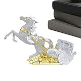 Symbolisme de l'année : conçue pour représenter l'année du cheval de 2026, cette figurine porte une signification traditionnelle associée au progrès énergétique et à la positivité, ce qui en fait un souvenir attentionné pour les collections à thème
