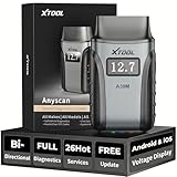XTOOL A30M OBD2 Scanner Bluetooth, Car Diagnostic Tool with 26+ Reset, Bi-Directional with All System Diagnostic Scanner, DPF Regeneration Tool for Android & iOS, Lifetime Free Update, CAN FD