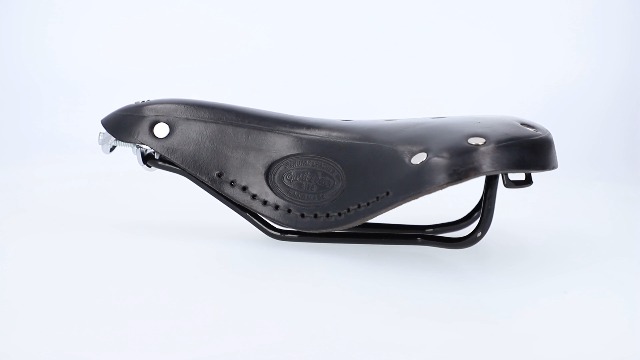 Selle Nero In Pelle Per Biciclette City Bike