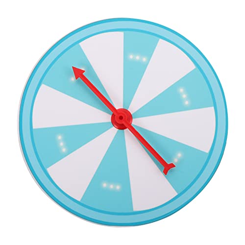 KICHOUSE 1pc Prize Wheel Reusable Turn Plate Multiplication Turn Plate 20cm Wall Mount Lucky Draw Wheel for Parties Supplies Office Decor