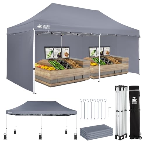 CROWN SHADES 10x20 Commercial Instant Pop Up Canopy Tent...