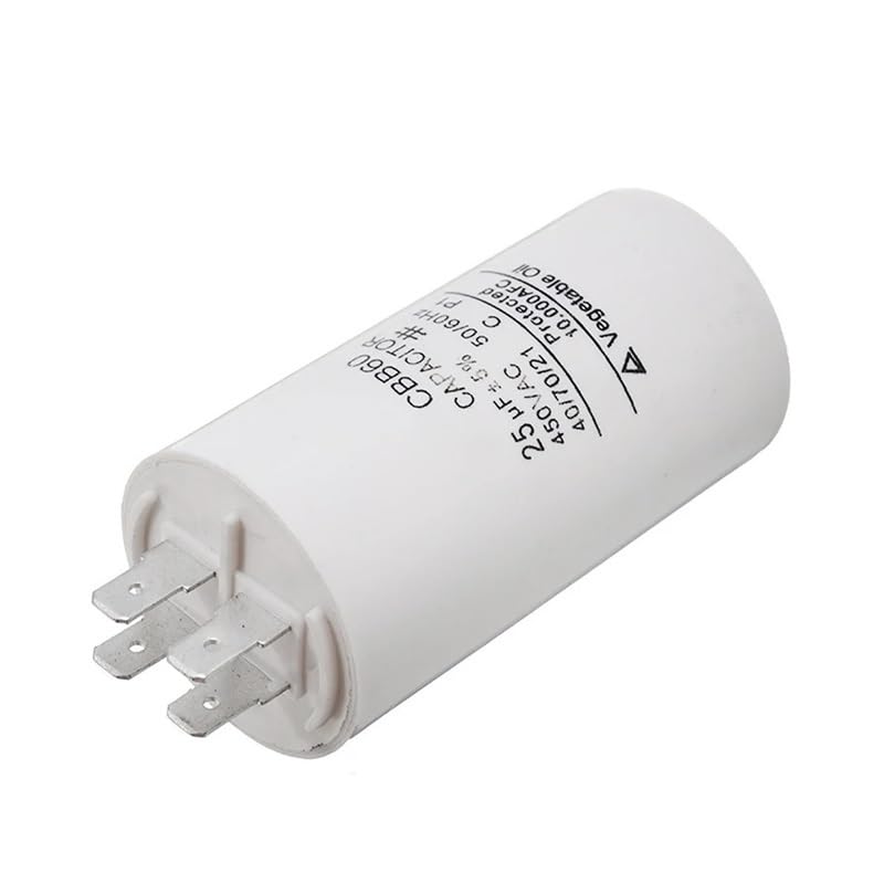 Condensador de Arranque CBB60 de 25 uf, condensadores de Funcionamiento, Condensador de Arranque de Bomba de Agua, Motores de CA de 450 V