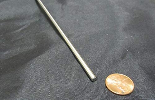 316 Stainless Steel Hardened Shaft .046" Diameter x 7" Long 5 pcs