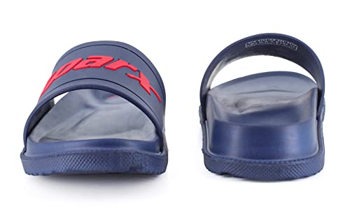 Image of SPARX Men SFG-2101 Navy Blue Red Flip Flops (SF2101G NBRD 0006)