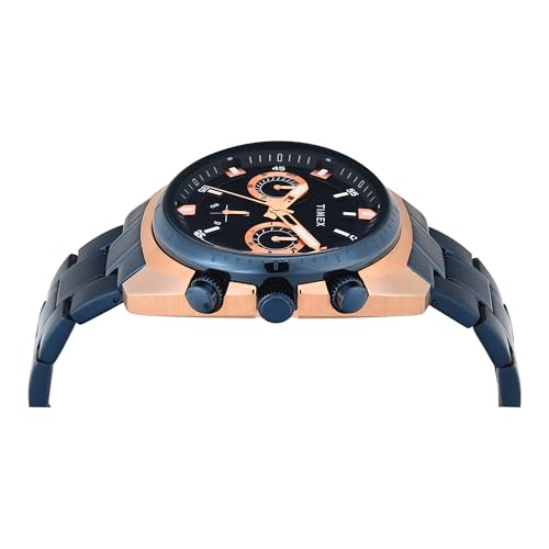 Image of TIMEX Blue Round Dial Analog Men's Watch - TWEG28203