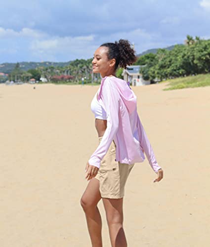 Viodia Women's Hiking Cargo Shorts Quick Dry Lightweight Summer Shorts For Women Upf50 Golf Travel Shorts With Pockets Khaki #TOP4