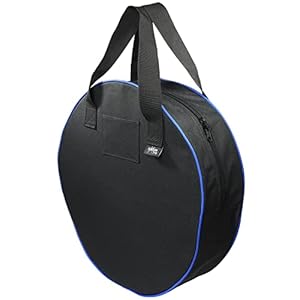 igadgitz Xtra U7225 Car Charging Cable Bag, EV Cable Bag, EV Charging Cable Bag – Black with Blue trim