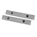 Forward 6.5 Inch Replacement Steel Jaw Plates (1 Pair) and Screws for CR60A Industry Bench Vise
