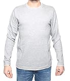Jack & Jones Jorkaben Knit Crew Neck suéter, Gris (Light Grey Melange), Large para Hombre