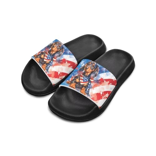Image of Slides for Boys Girls Quick Drying Kids Slides Sandals Non-Slip