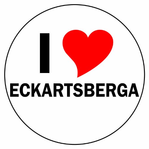 Preisvergleich Produktbild I Love ECKARTSBERGA Laptopaufkleber Laptopskin 210x210 mm rund