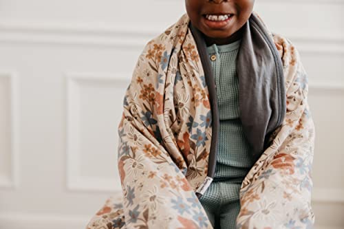 Image of Copper Pearl Jumbo 3-Layer Baby Blanket: Soft Baby Quilts for Boys and Girls | Breathable, Cozy, Toddler Blanket | Baby Quilt for Newborns | 46x46 Premium Polyester /Rayon | Eden