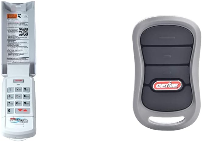 Genie GUK-R Wireless Universal Garage Door Opener Keypad & G3T-R 3-Button Remote with Intellicode Security Technology Controls Up to 3 Garage Door Openers, 1 Pack, Original Version - 