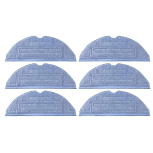 互換性がありますロボロック S7 T7 T8シリーズロボット掃除機対応 洗える再利用可能なモップクロス(6PCS)
