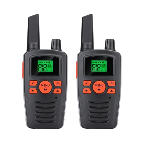 Ciphersmesh Walkie Talkies for Adults Kids Long Range, UT508 2 Way Radios with 22 FRS Channel, 10 Calling Tones, VOX, Long Distance Walkie Talkie for Family Camping Hiking Cruises -2 Pack