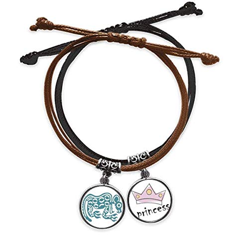 Pulsera de tótems animales mexicanos antigua civilización regalo cultural de cuero